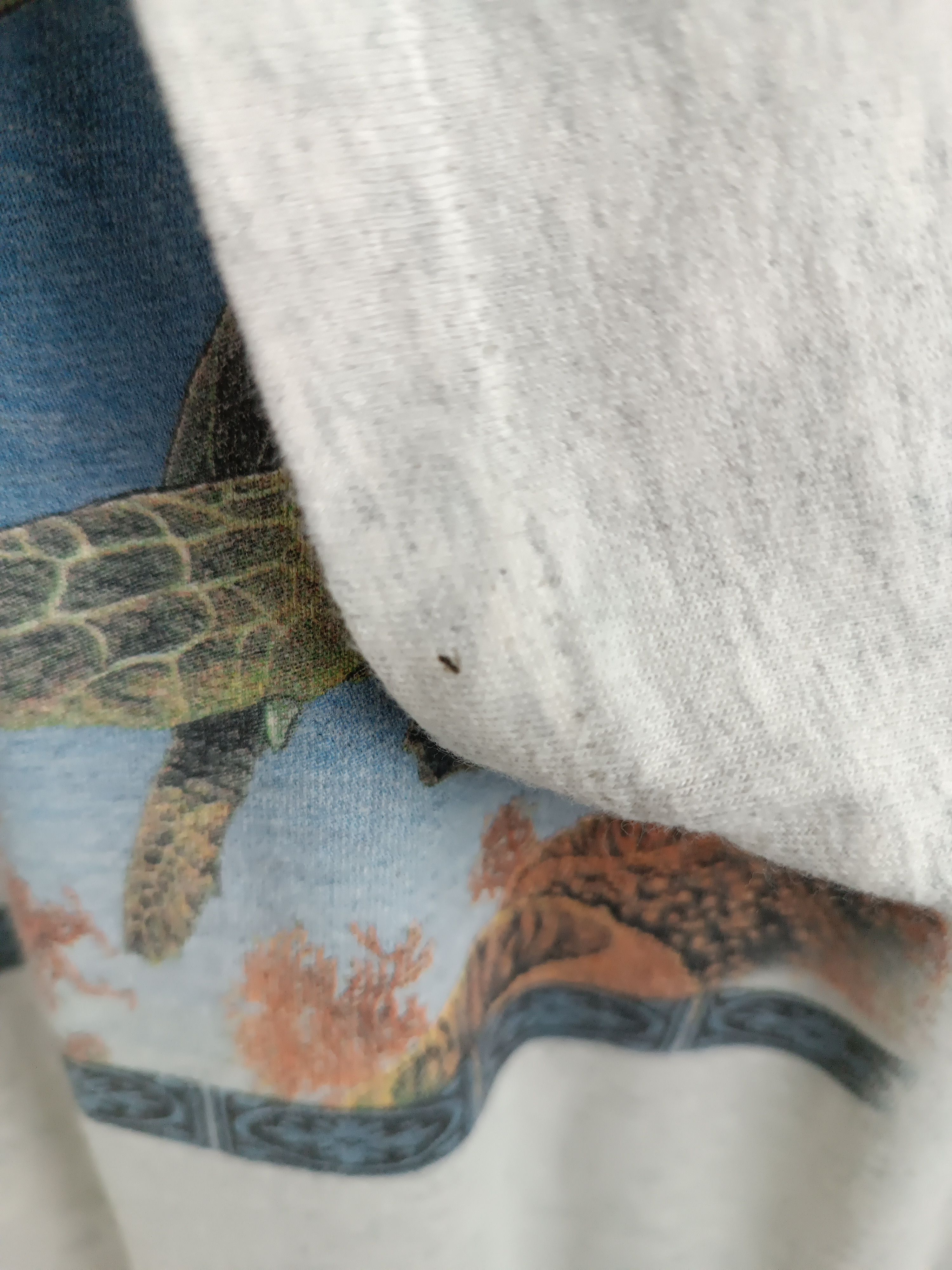 Vintage VINTAGE '02 SEA TURTLES ART WILD COTTON SINGLE STITCH RARE Size US L / EU 52-54 / 3 - 13 Thumbnail