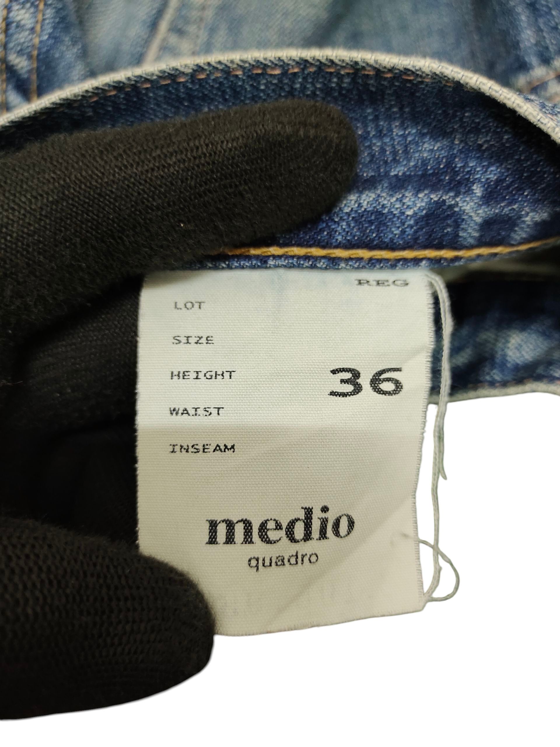 Comme des Garcons × Undercover Quadro Japan Clawmark Distress Faded Denim Jeans Size US 30 / EU 46 - 11 Thumbnail