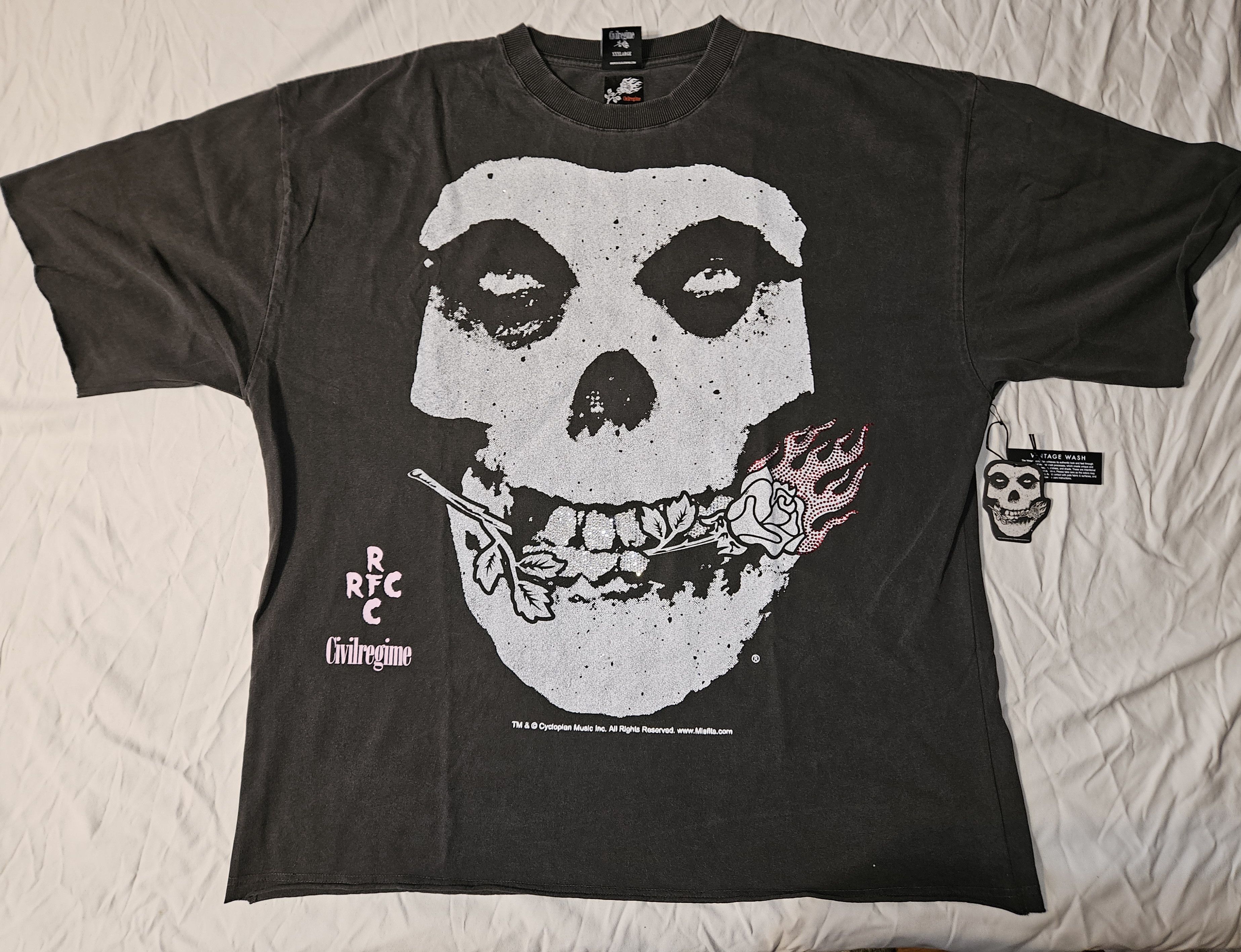 Civil Regime Misfits Rose Fiend Flicker Dungeon Tee 3XL Size US XXL / EU 58 / 5 - 1 Thumbnail