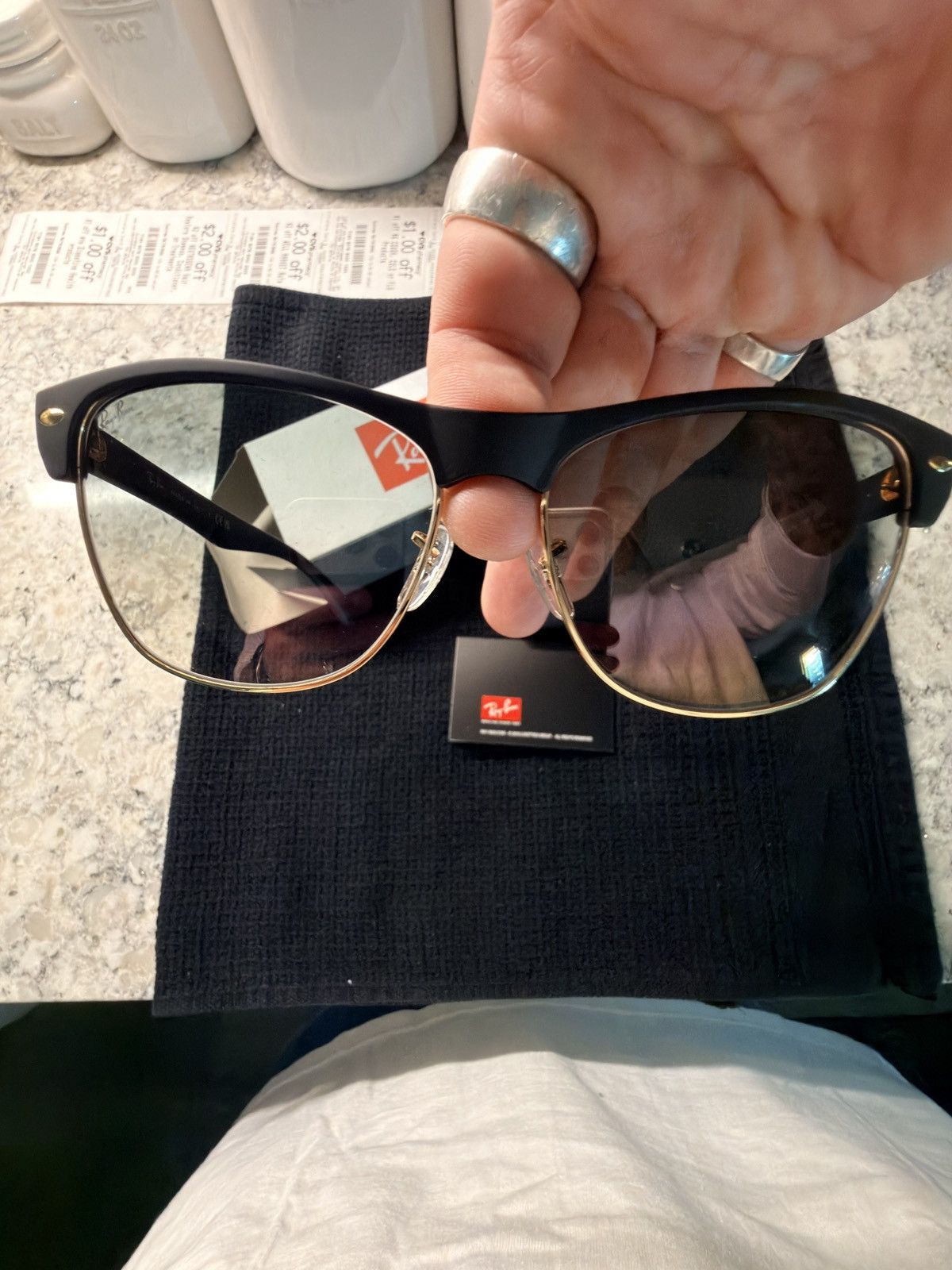 RayBan Clubmaster oversized Size ONE SIZE - 6 Thumbnail