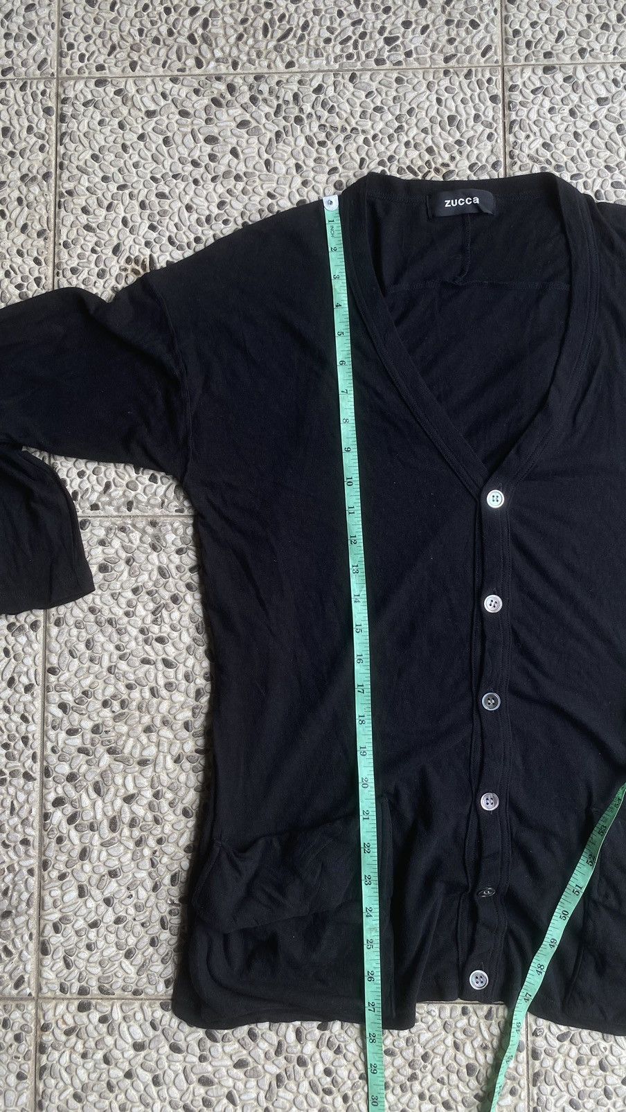 CABANE de ZUCCa Zucca Black Lightweight Button-Up Cardigan Size M / US 6-8 / IT 42-44 - 7 Thumbnail