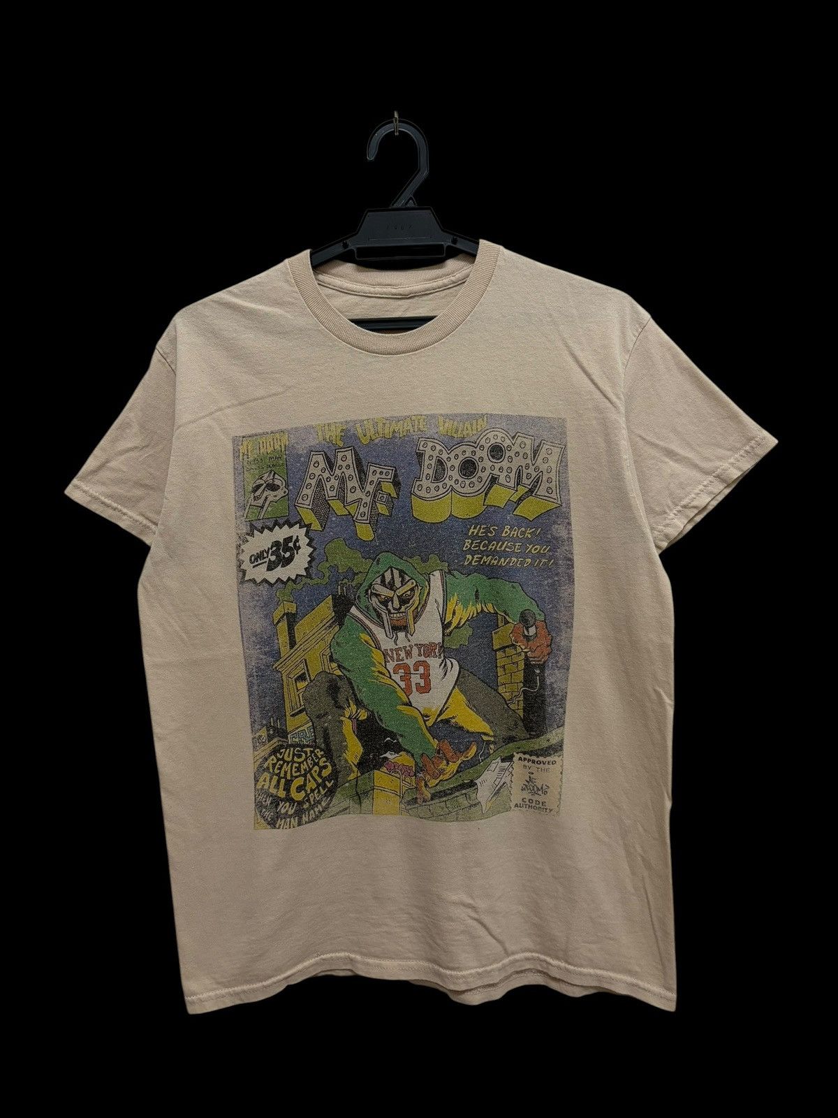 MF Doom MF DOOM THE ULTIMATE VILLAIN ALL CAPS TEE Size US L / EU 52-54 / 3 - 1 Thumbnail