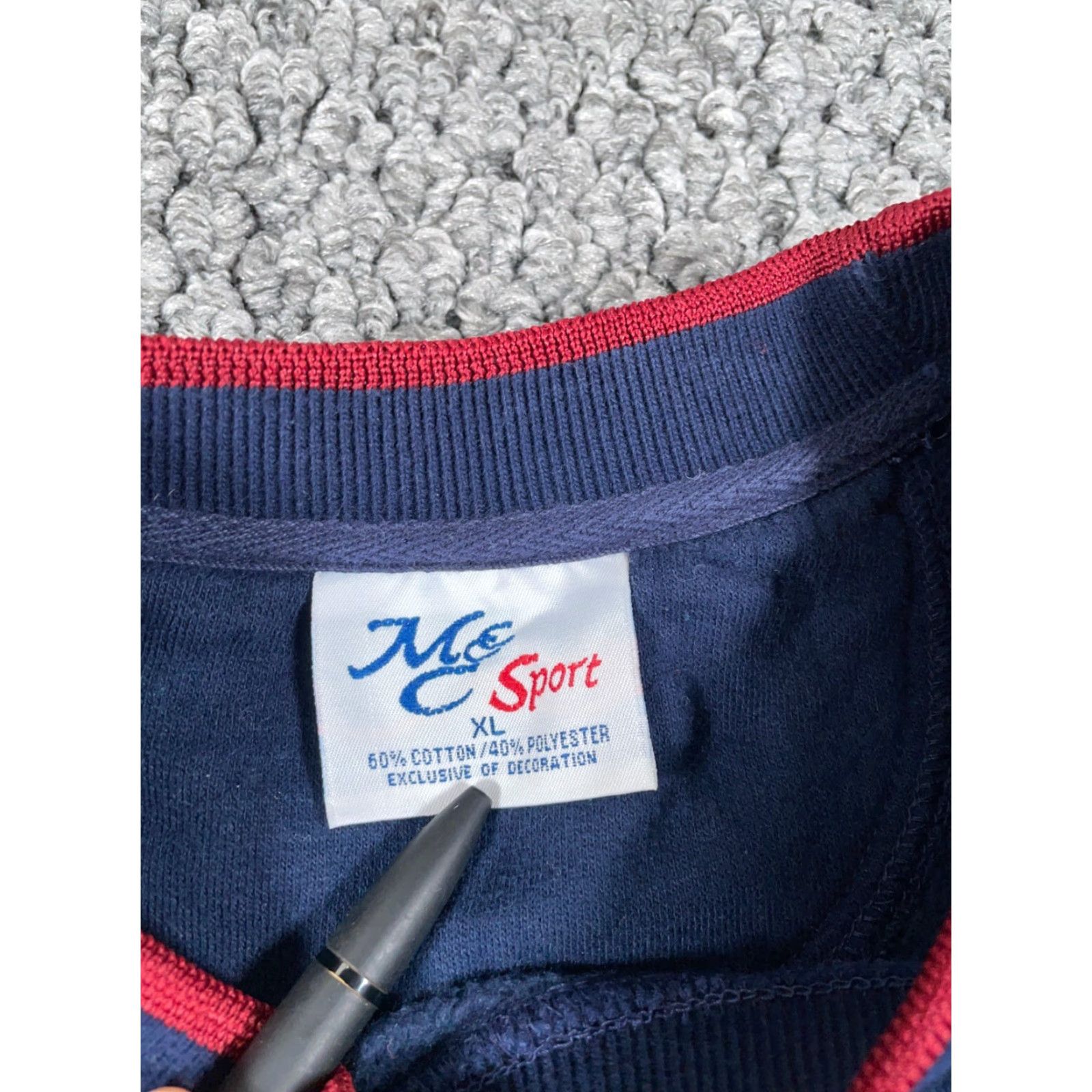 Vintage VINTAGE All American Golfer Sweatshirt Men XL Dark Blue Embroidered 90s Preppy Retro Pullover Crew Neck Size US XL / EU 56 / 4 - 3 Thumbnail