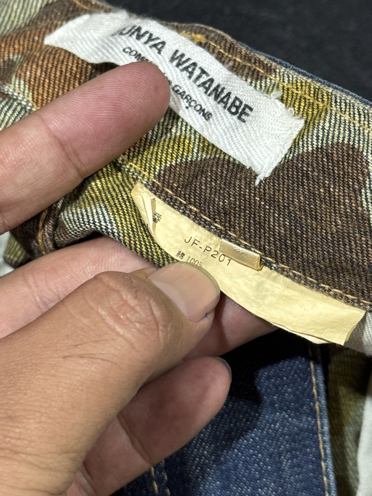 Junya Watanabe Junya Watanabe Comme Des Garcons Camouflage Denim Cargo Size US 30 / EU 46 - 7 Thumbnail