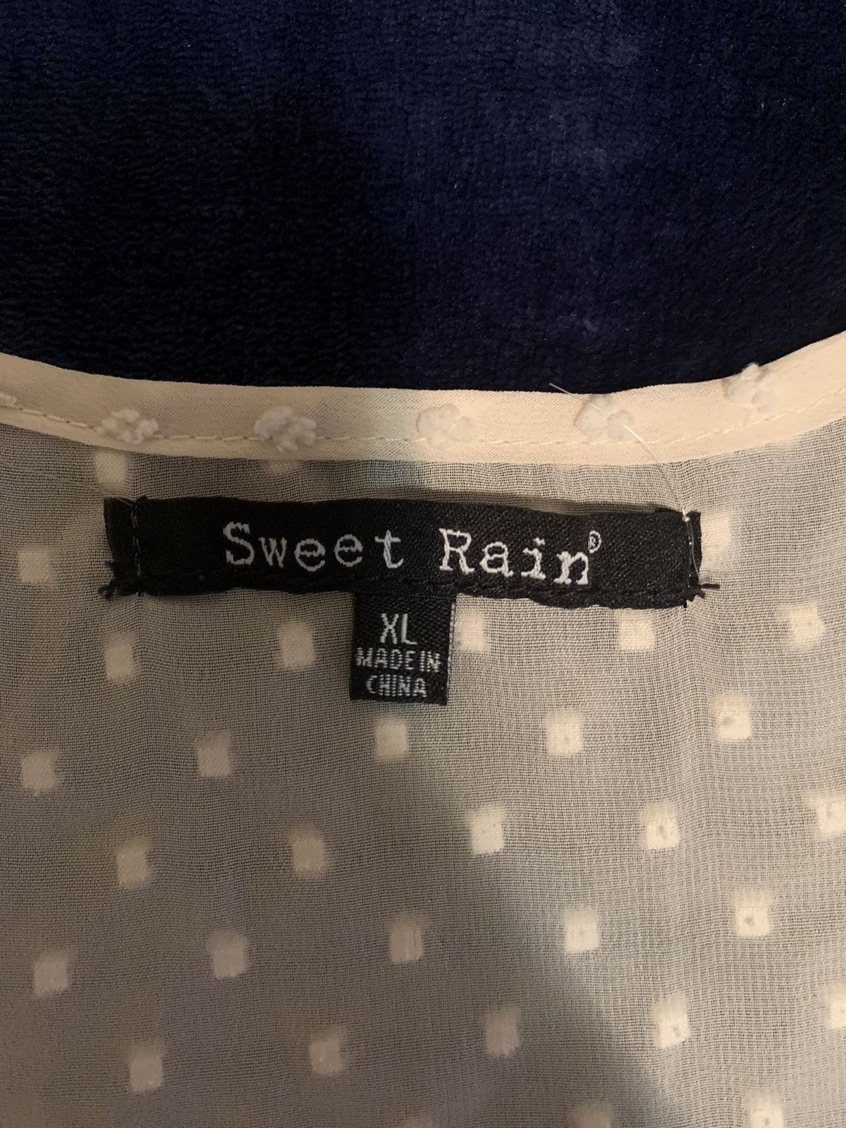 Vintage Sweet Rain Shirt Y2K Indie Streetwear Fashion Thrift Fairy Size XL / US 12-14 / IT 48-50 - 2 Thumbnail