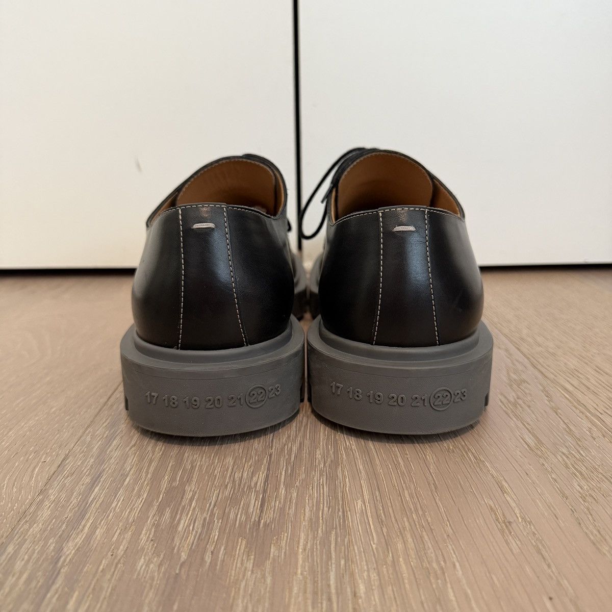Maison Margiela Maison Margiela Ivy Leather Square Toe Derby - 45 Size US 12 / EU 45 - 3 Thumbnail