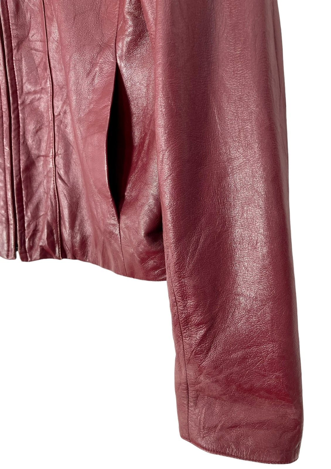 Genuine Leather Vintage cheri,e et ami Sheepskin Leather Jacket Size L / US 10 / IT 46 - 6 Thumbnail