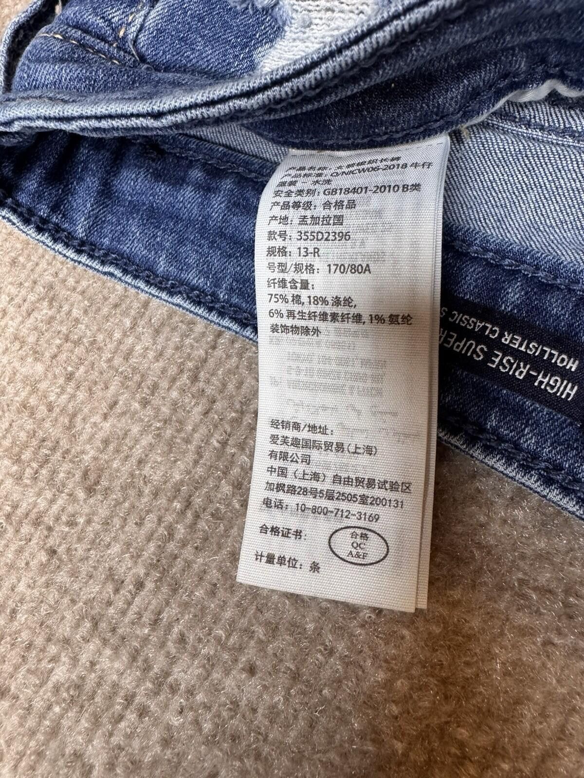 Hollister Hollister Skinny Jeans W 31x30 Distressed Stretch Jeans 757 Size 31" - 7 Thumbnail