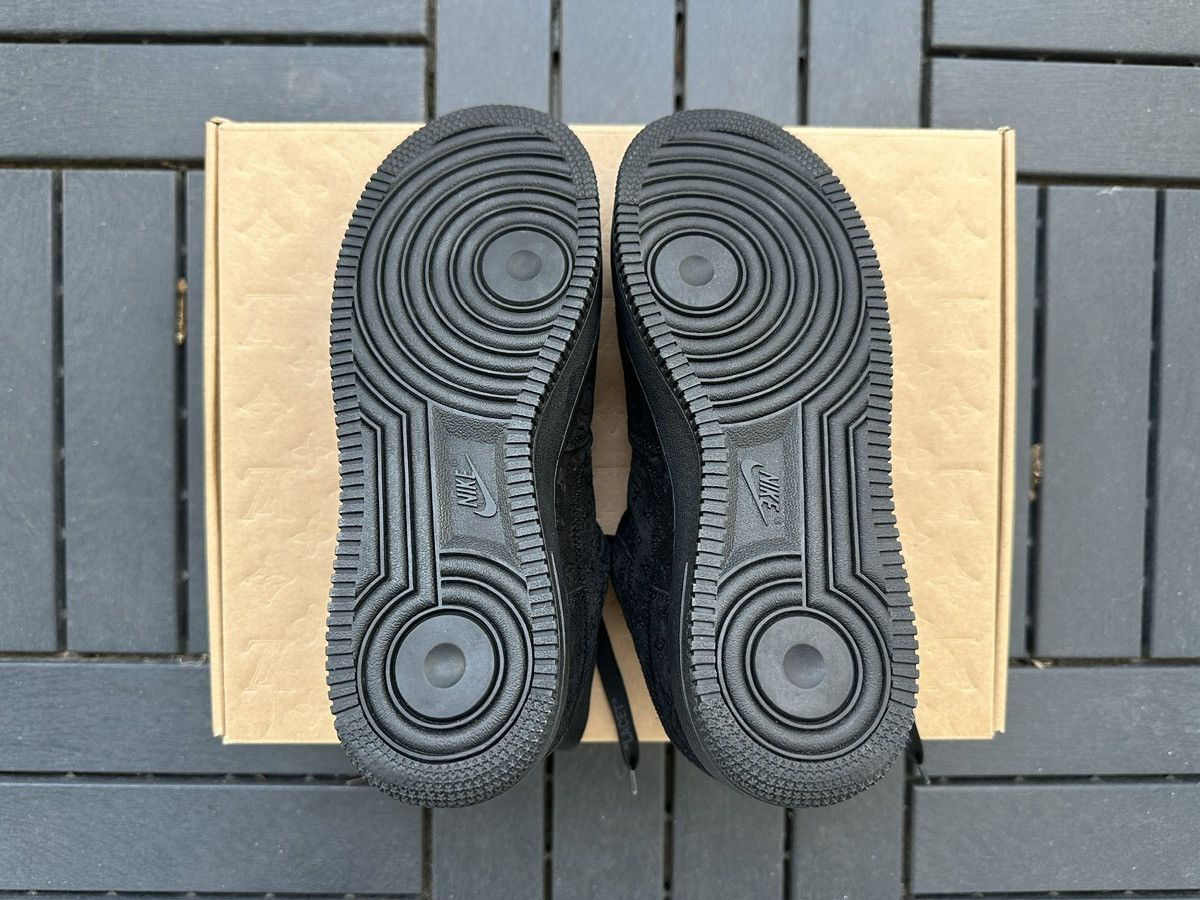 Louis Vuitton Louis Vuitton Nike Air Force 1 Low Black Size US 6 / EU 39 - 6 Thumbnail