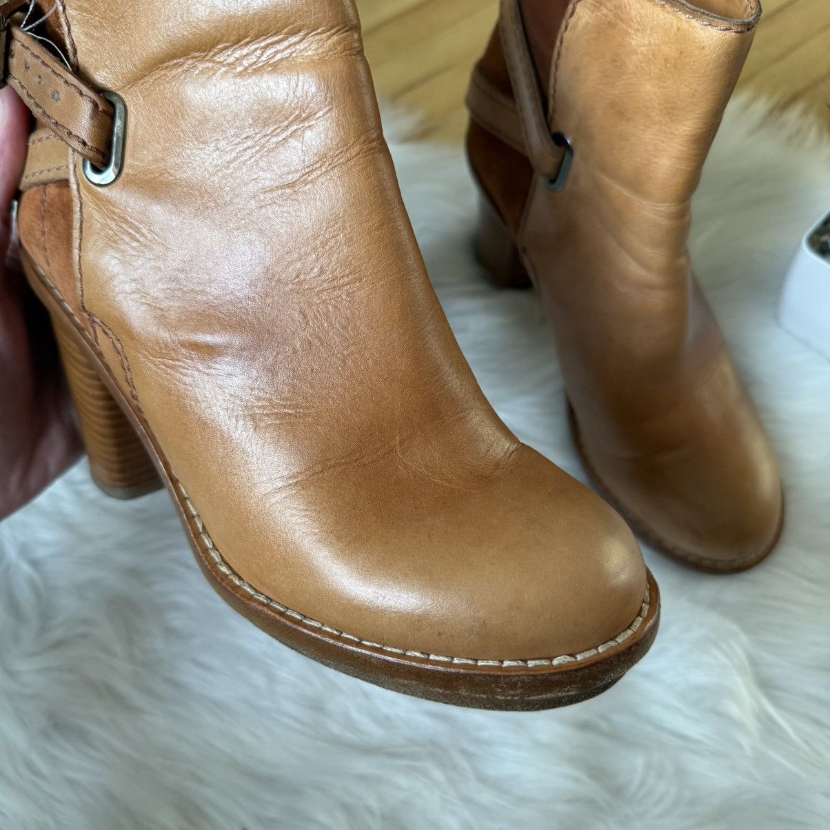 Acne Studios 📌 Vintage 00s Acne Studios Cypress Con Archive Boots Size US 7 / IT 37 - 4 Thumbnail