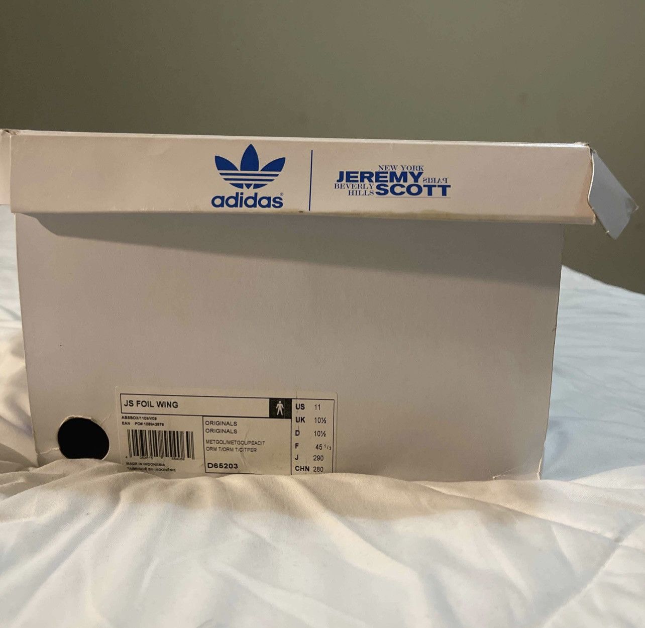 Adidas Adidas Jeremy Scott Foil Wings Size US 11 / EU 44 - 9 Thumbnail