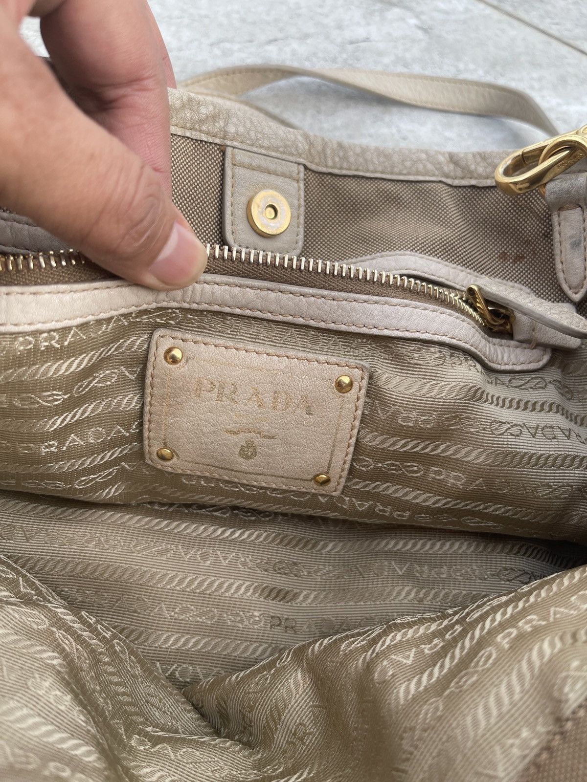 Prada Prada Logo Jacquard Canvas Bag Size ONE SIZE - 20 Thumbnail