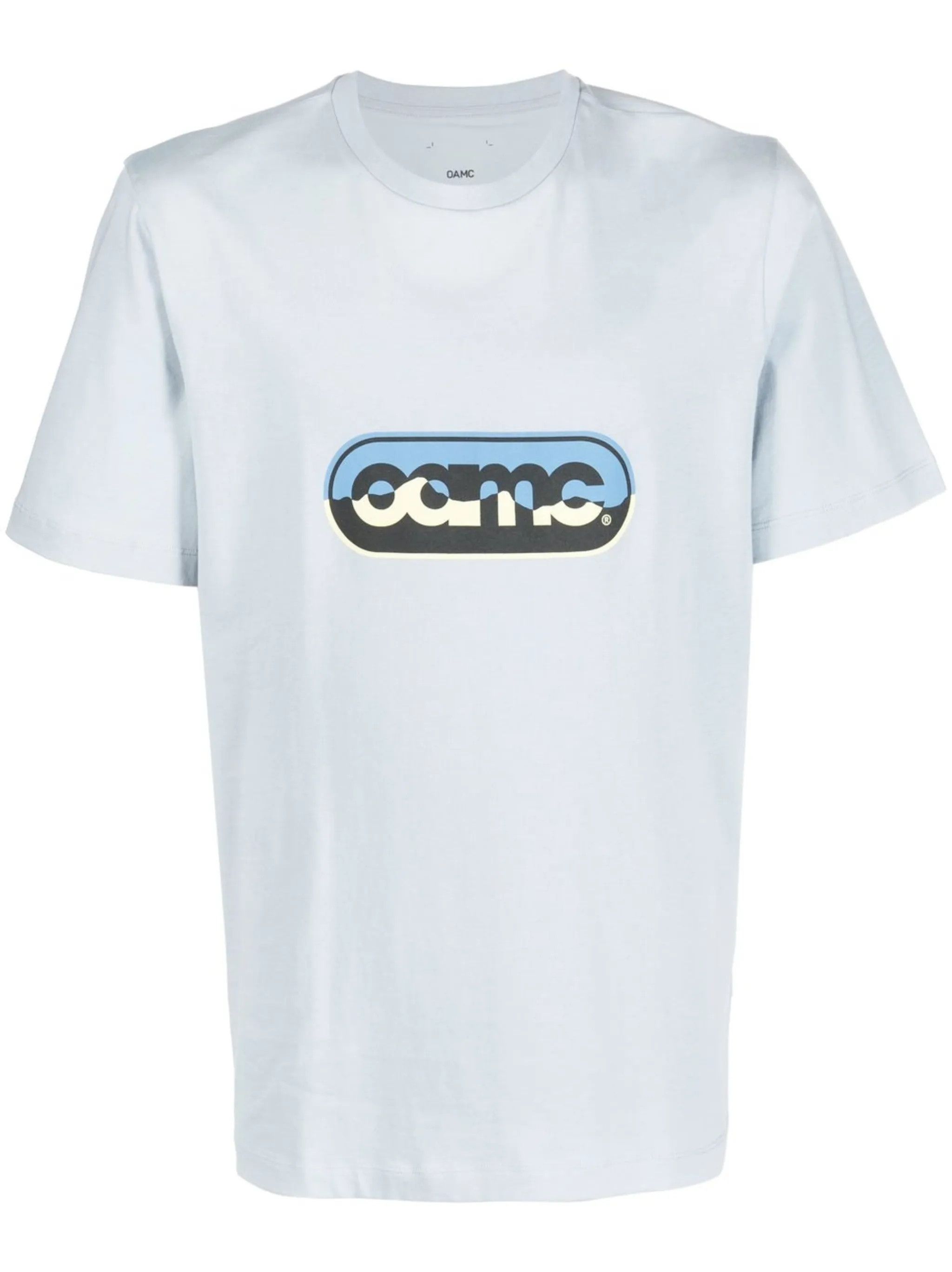 OAMC o1y0225 Logo Crewneck T-Shirt in Sky Blue Size US XS / EU 42 / 0 - 1 Thumbnail