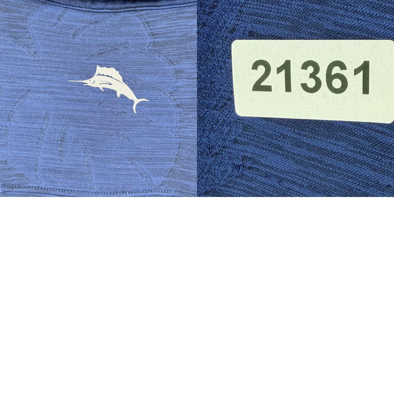 Tommy Bahama Tommy Bahama IslandZone Polo Shirt Mens 2XLT Tall Blue Leaf Pattern Short Sleeve 3-Button Placket Size US XXL / EU 58 / 5 - 8 Thumbnail