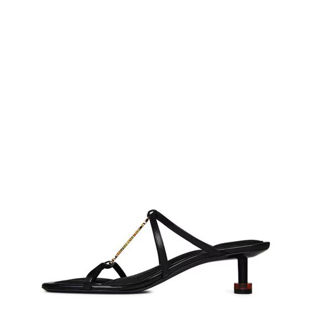 Jacquemus o1g2r1mq1024 Mule Sandals in Black Size US 9 / IT 39 - 2 Thumbnail