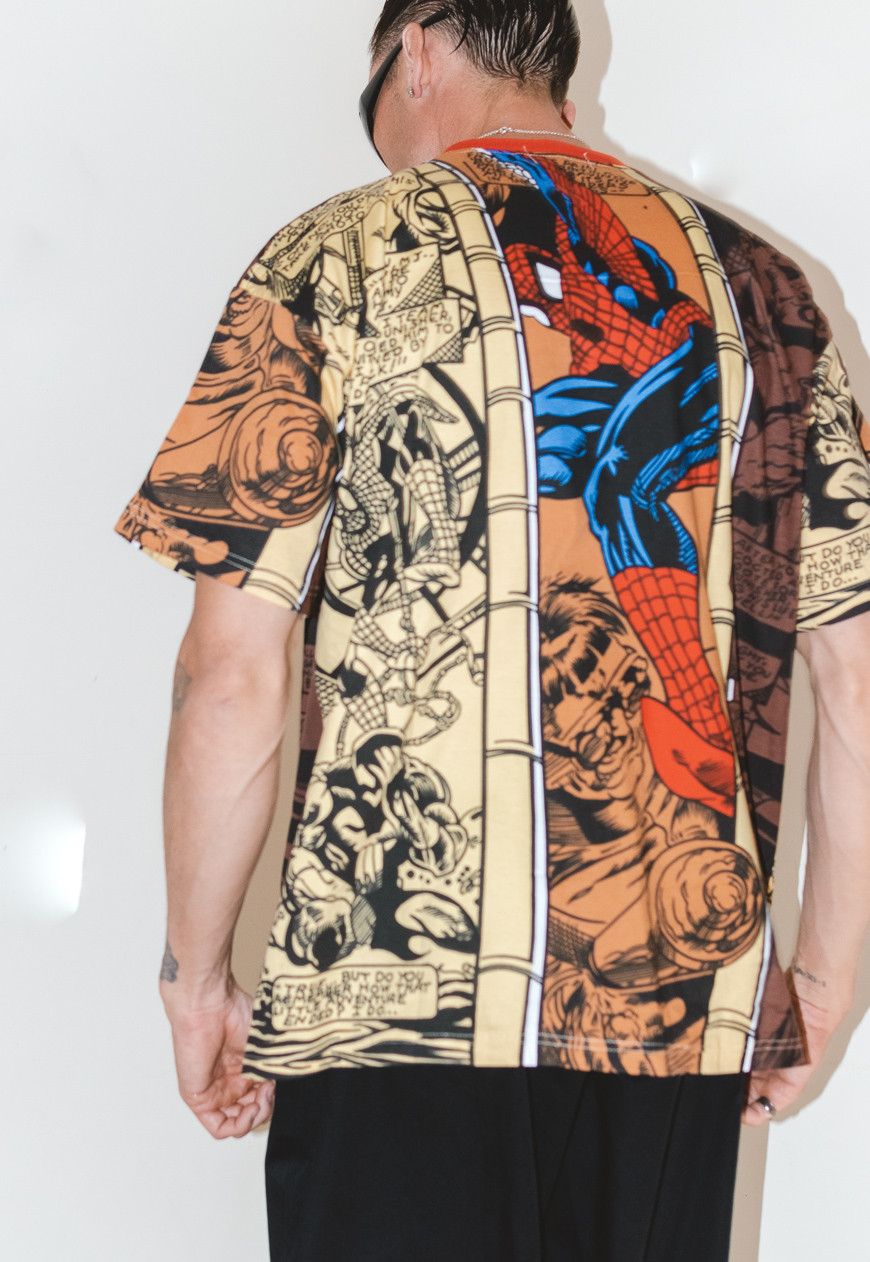 Marvel Comics × Vintage 90s collectible Marvel Comics Spiderman all-over Print Tee Size US XL / EU 56 / 4 - 2 Thumbnail