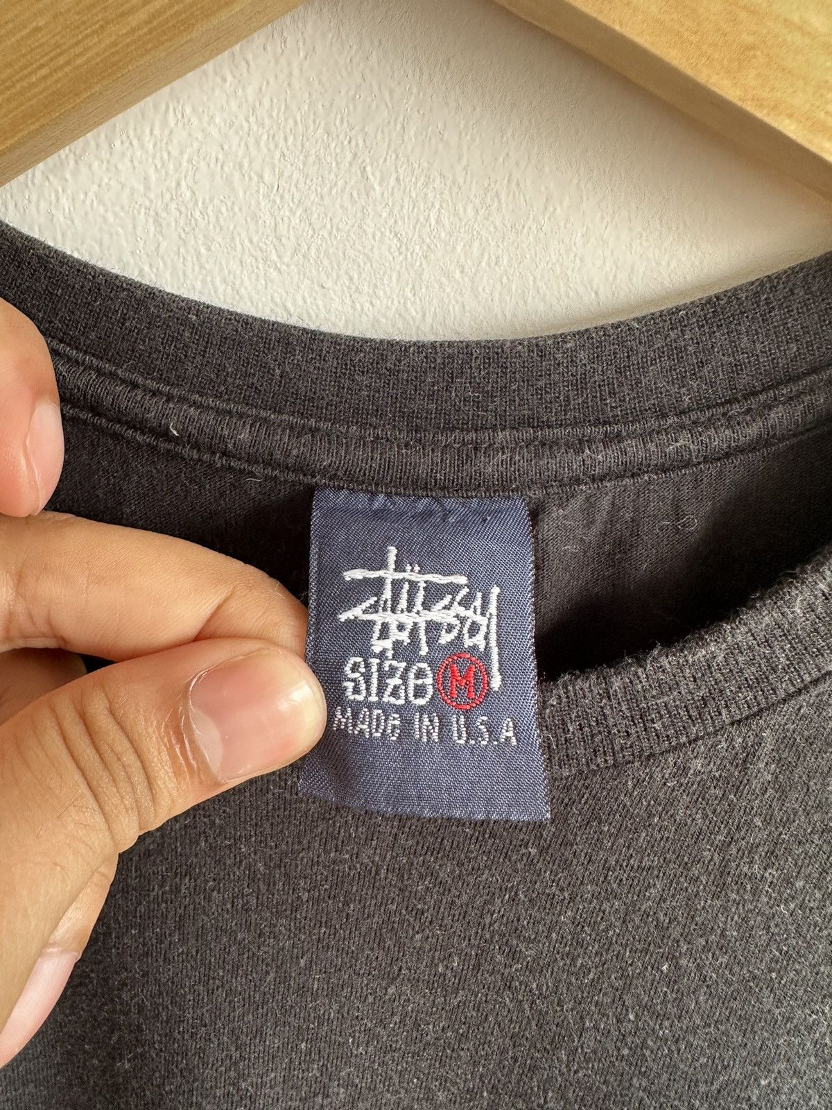 Stussy × Vintage Vintage 90’s Stussy Skull Fresh Foils Streetwear Rare Tshirt Size US M / EU 48-50 / 2 - 3 Thumbnail