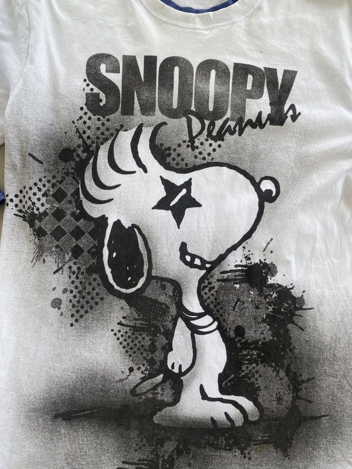 Peanuts × Vintage VINTAGE SNOOPY PEANUTS ROCK ON RAGLAN TEE Size US L / EU 52-54 / 3 - 2 Thumbnail
