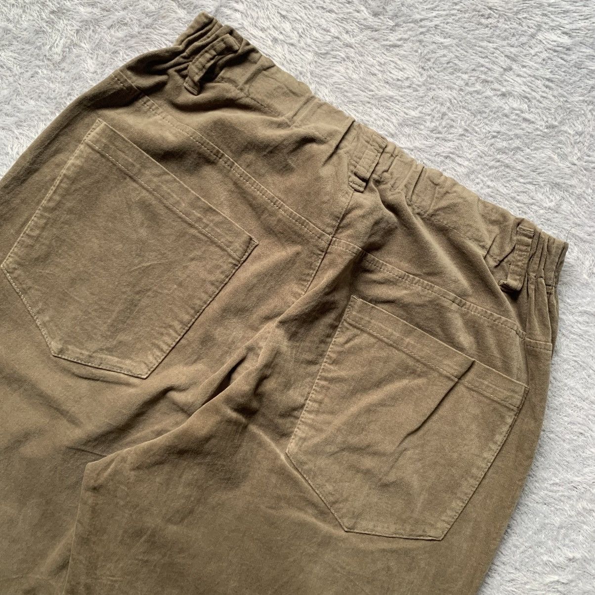 Issey Miyake Vintage plantation velvet with waistband cropped pants Size US 29 - 9 Thumbnail