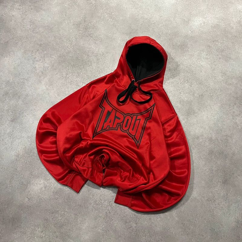 JNCO Vintage Tapout Spellout Hoodie Rap Y2K Retro 90s Baggy Style Size US M / EU 48-50 / 2 - 2 Thumbnail