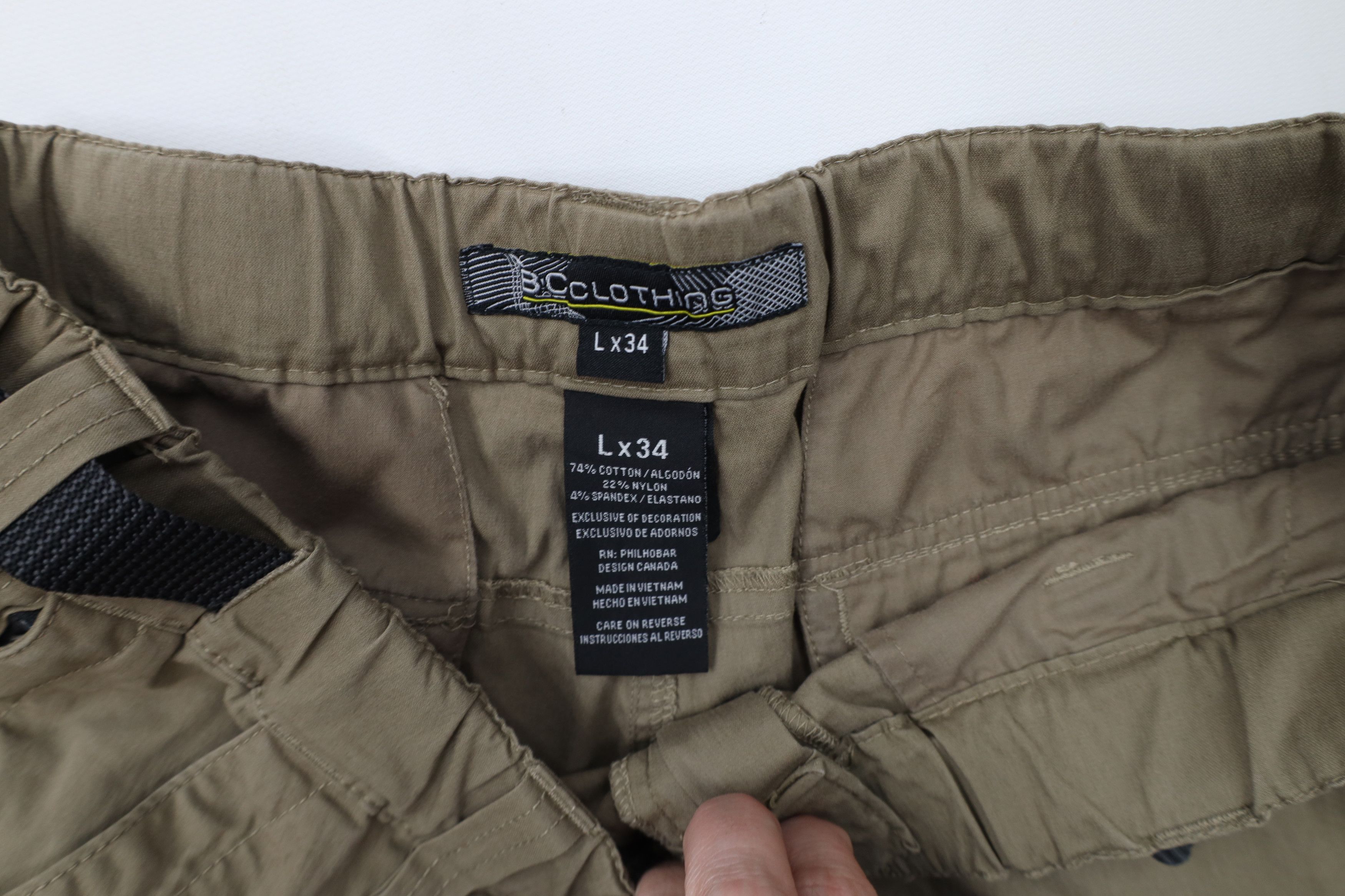 Vintage Vintage 90s Y2K Streetwear Wide Leg Convertible Pants Shorts Size US 36 / EU 52 - 7 Thumbnail