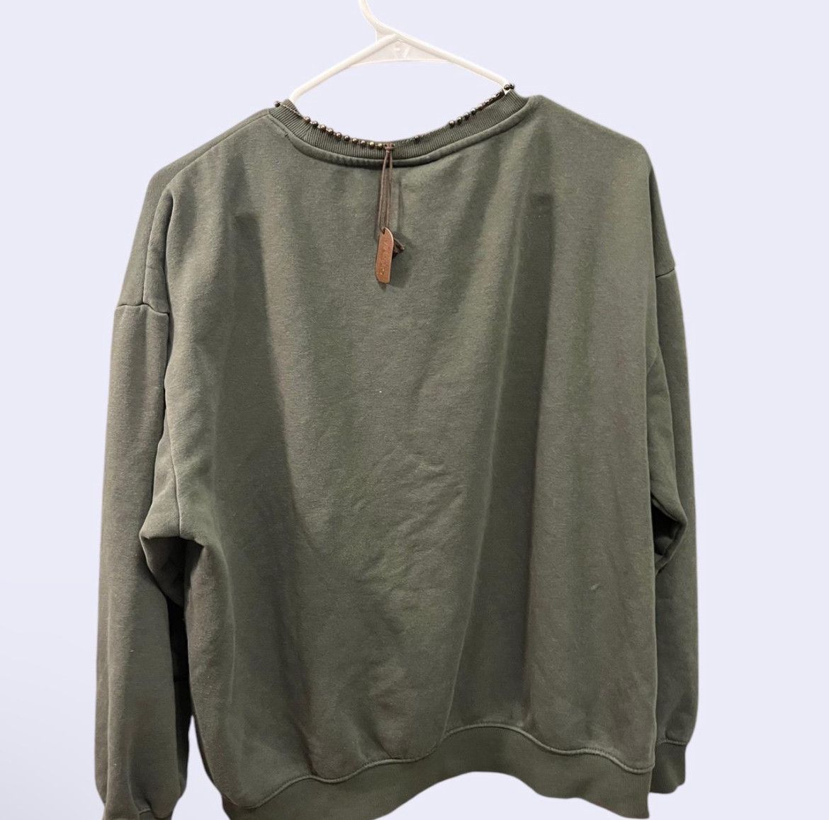 H&M × Vintage Grunge Vintage Green Crewneck Size M / US 6-8 / IT 42-44 - 2 Thumbnail