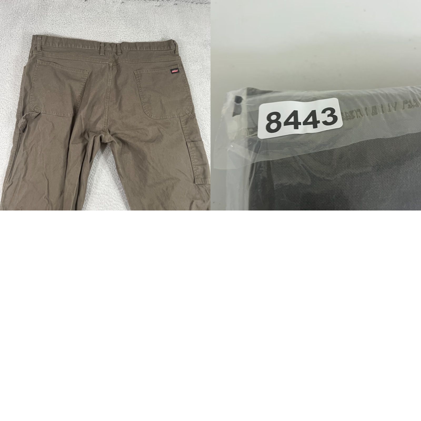 Dickies Dickies Jeans Men 42x32 Green Denim Relaxed Straight Work Cargo Pocket 98% Cotton Mens Size US 42 / EU 58 - 8 Thumbnail