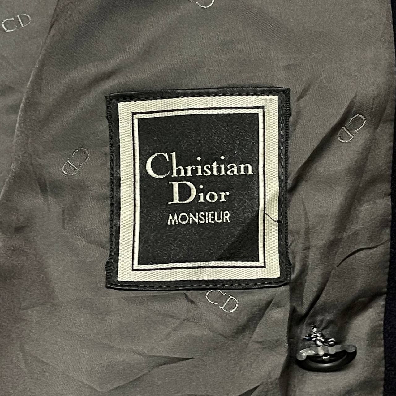 Christian Dior Monsieur Vintage CD Christian Dior Monsieur Wool Coat Blazer Size US L / EU 52-54 / 3 - 7 Thumbnail