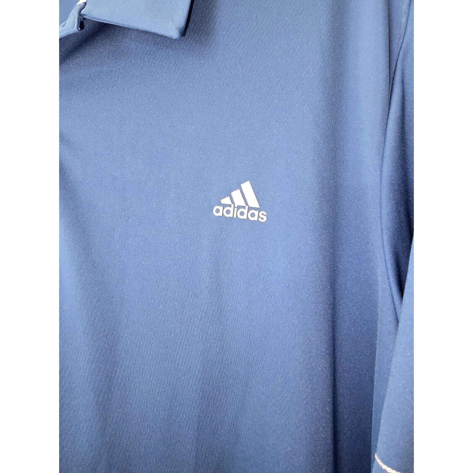 Adidas Adidas Polo Shirt Mens 2XL XXL Blue Performance Golf Size US XXL / EU 58 / 5 - 2 Thumbnail