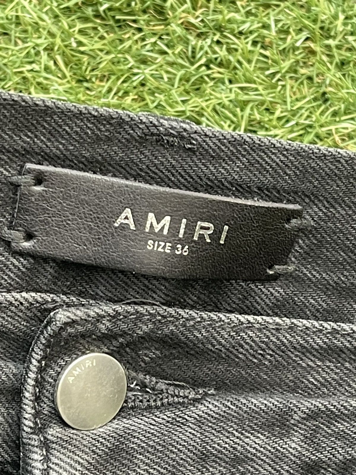 Amiri Size 36 - Amiri Black Denim Watercolor Trasher Shorts Size US 36 / EU 52 - 5 Thumbnail