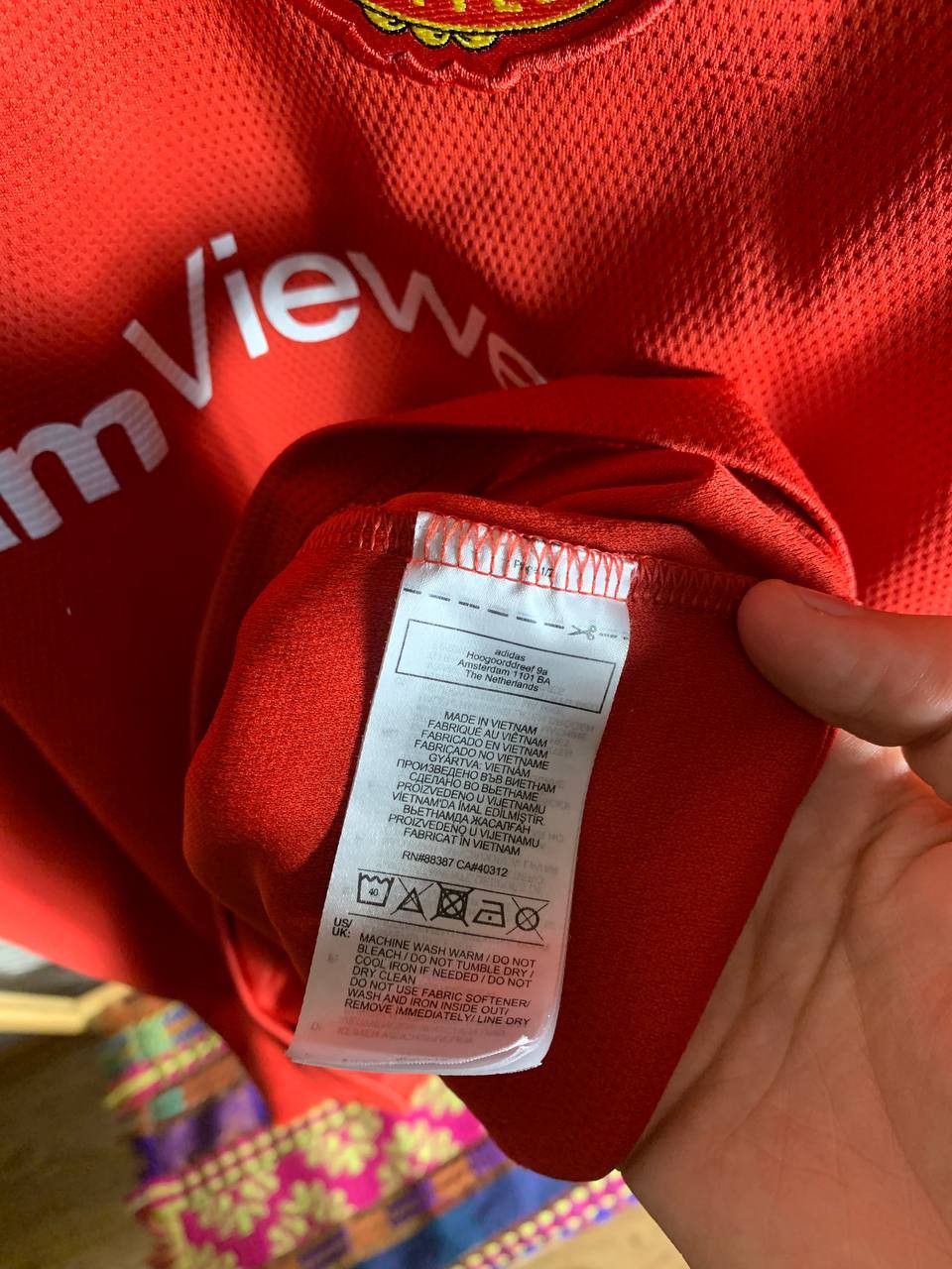 Adidas Vintage Adidas FC Manchester United England Soccer Jersey Size US L / EU 52-54 / 3 - 9 Thumbnail