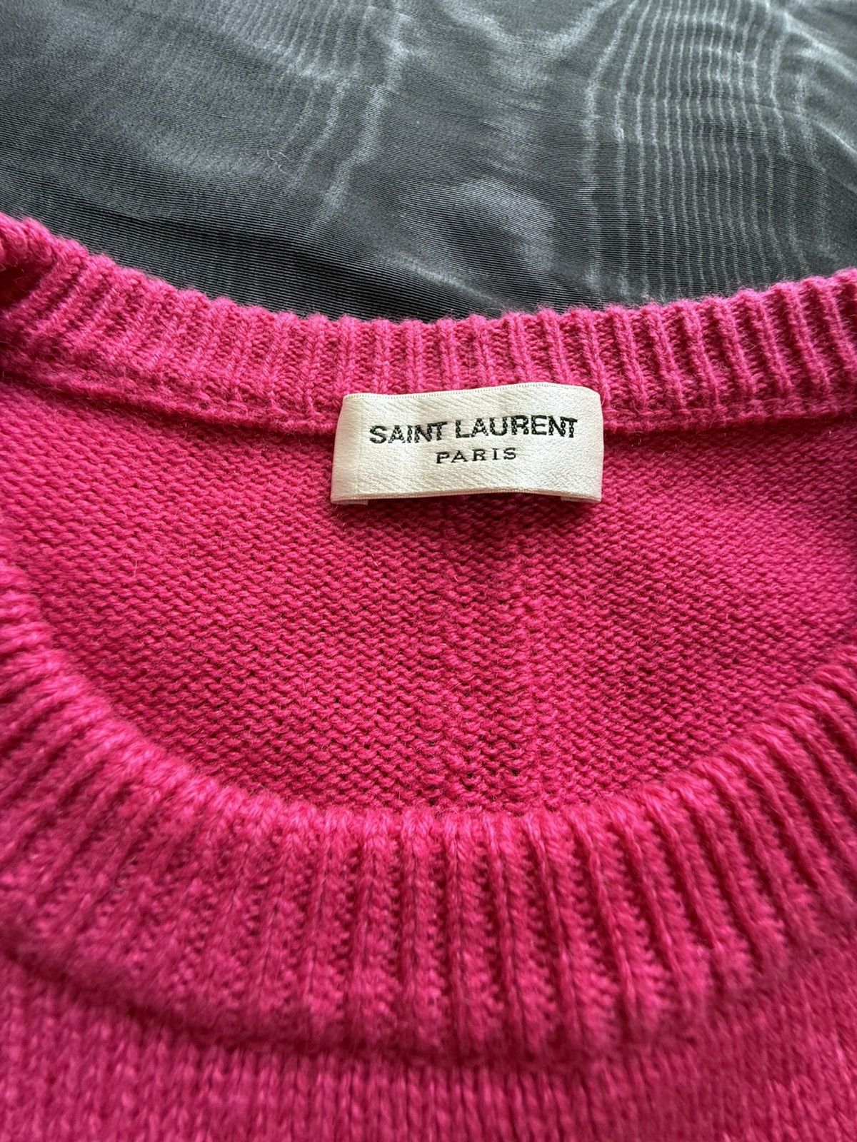 Saint Laurent Paris SS16 Saint Laurent cashmere stripe sweater Hedi Slimane S Size US S / EU 44-46 / 1 - 17 Thumbnail