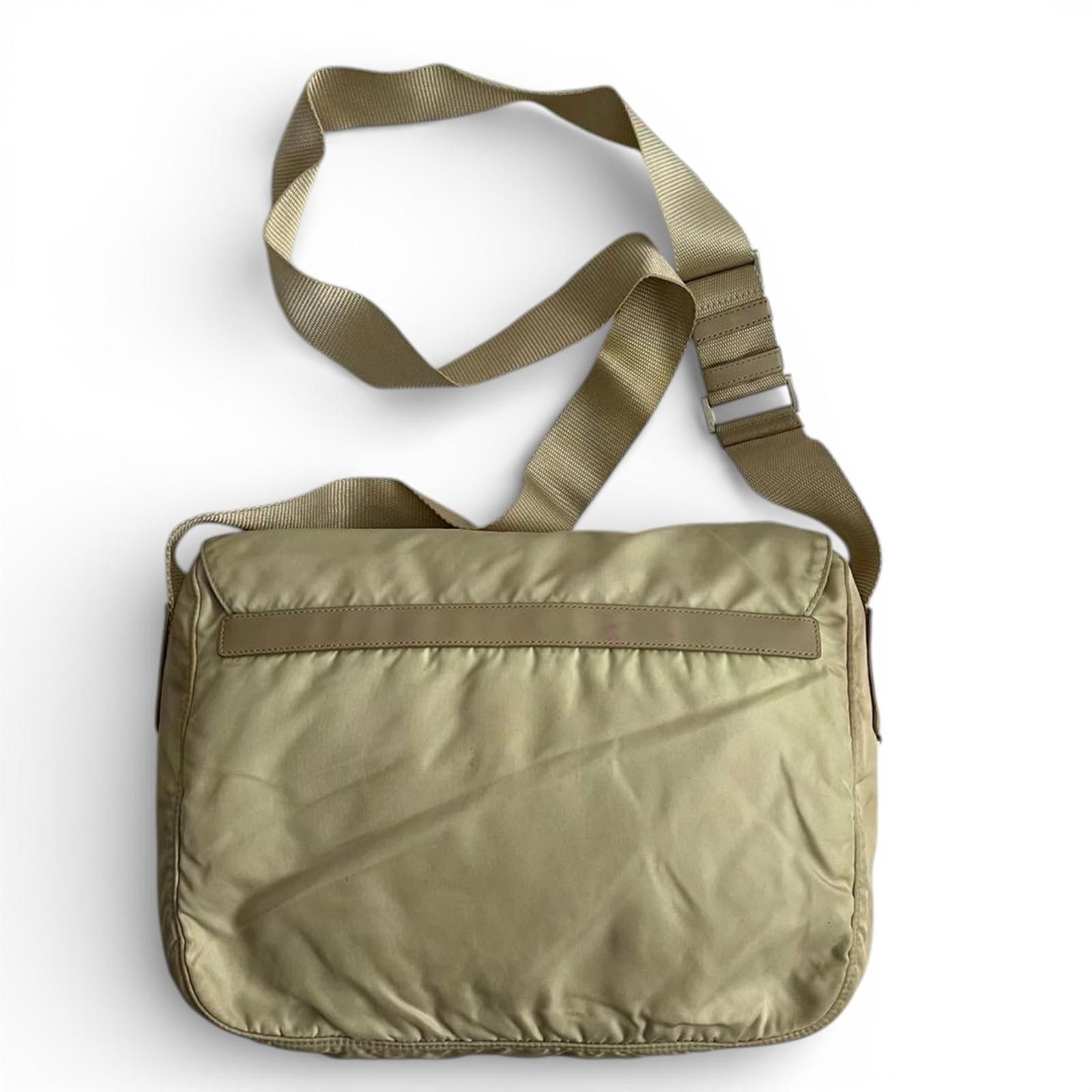 Prada Prada - Shoulder Bag Beige Nylon Size ONE SIZE - 4 Thumbnail