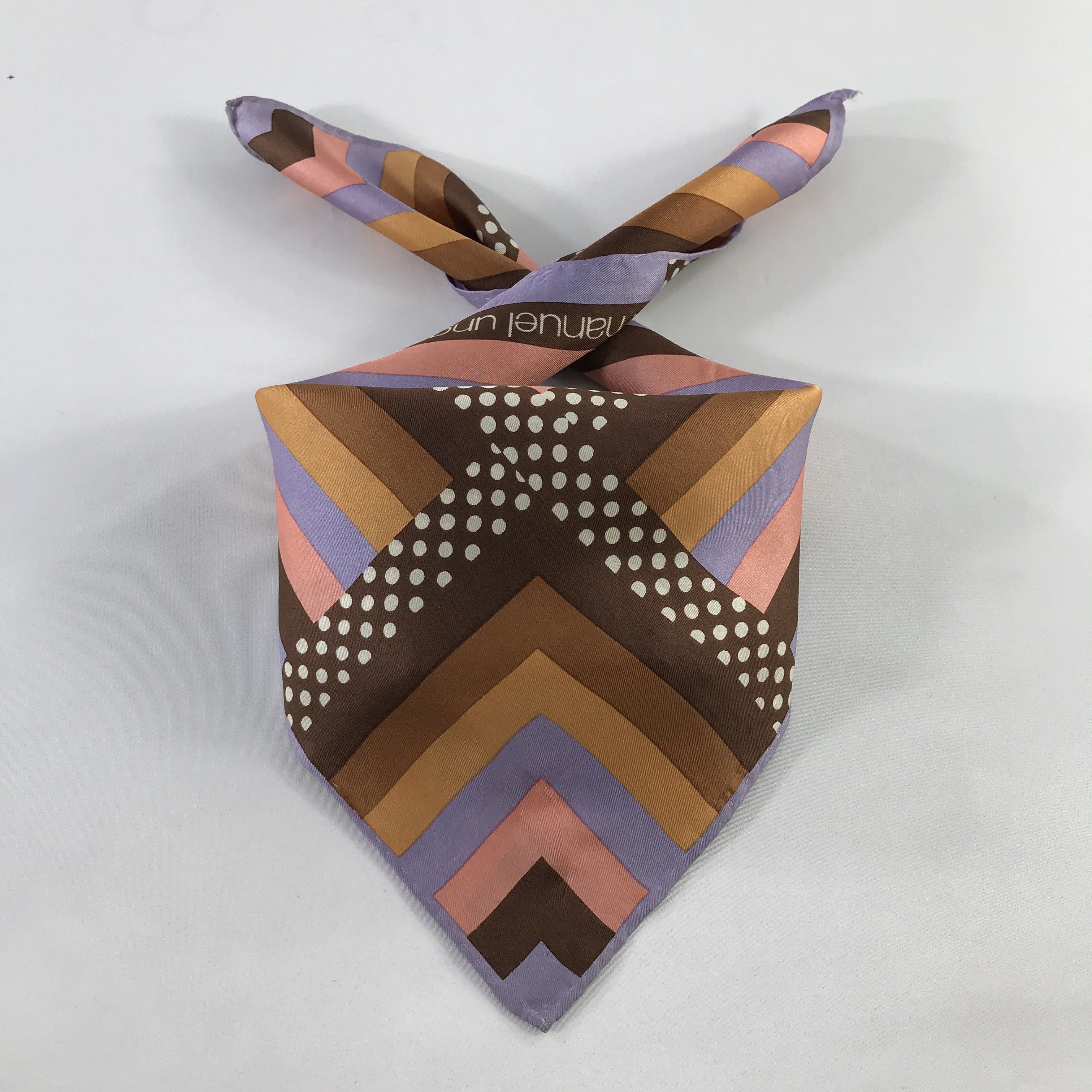 Emanuel Ungaro × Vintage Emanuel Ungaro Bandana / Handkerchief / Neckerchief - S530 Size ONE SIZE - 3 Thumbnail