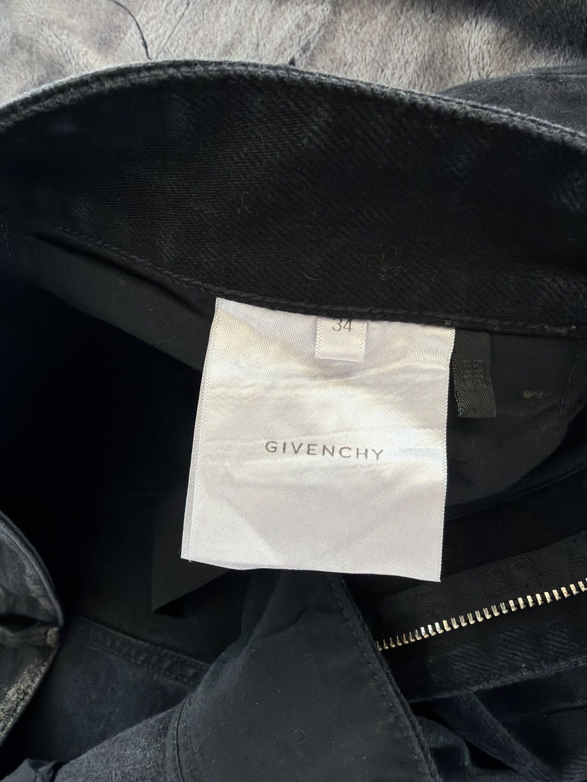 Givenchy Givenchy black denim reflective Size US 34 / EU 50 - 6 Thumbnail