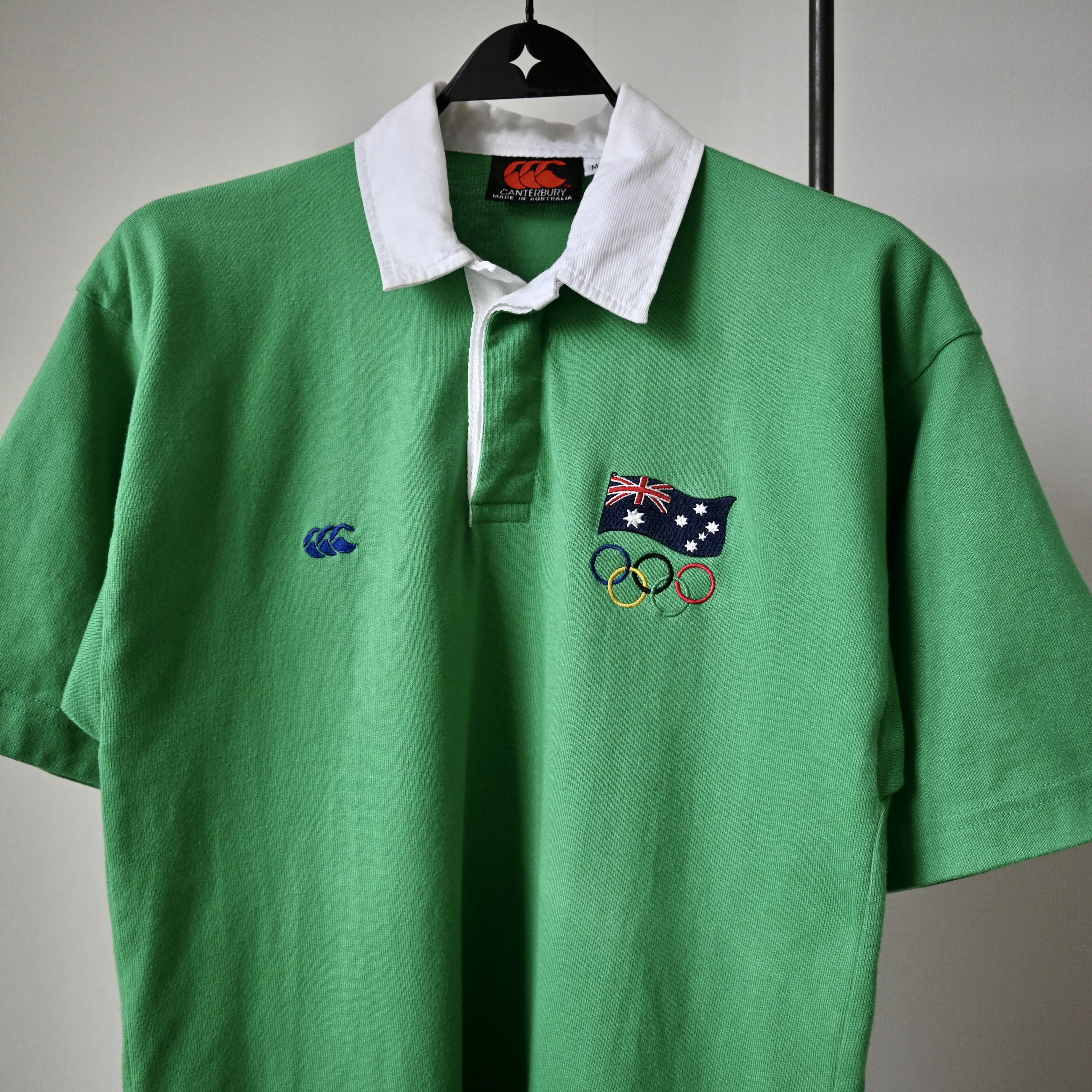 Canterbury of New Zealand Vintage 2000 Canterbury Sydney Olympic rugby shirt Size US M / EU 48-50 / 2 - 6 Thumbnail