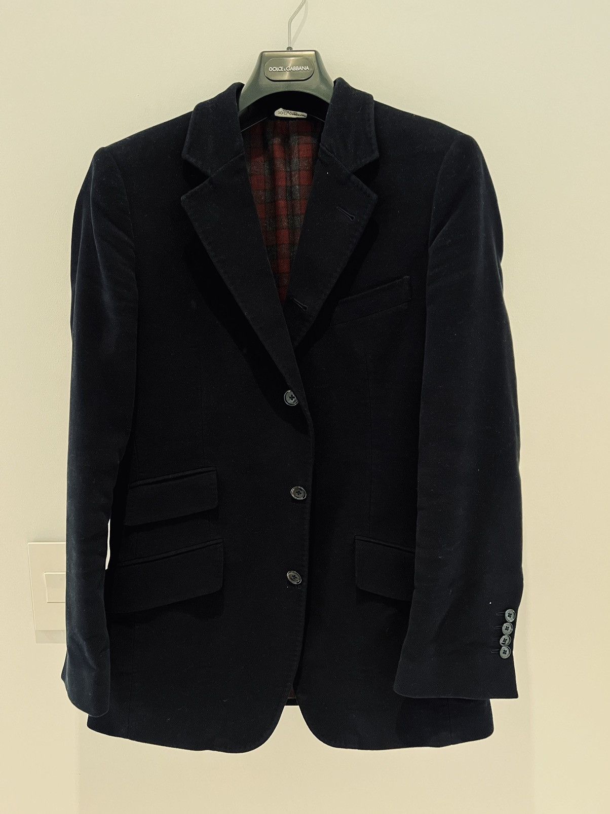 Dolce & Gabbana Dolce & Gabbana cotton blue jacket Size US M / EU 48-50 / 2 - 1 Thumbnail