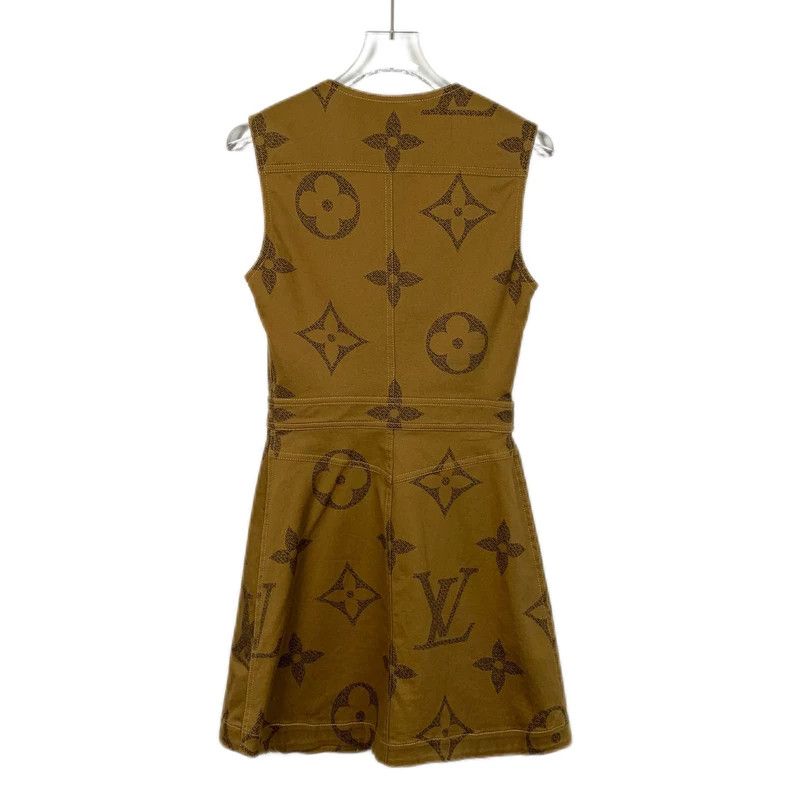 Louis Vuitton Louis Vuitton Brown logo presbyopic full print cotton crew Size XS / US 0-2 / IT 36-38 - 2 Thumbnail