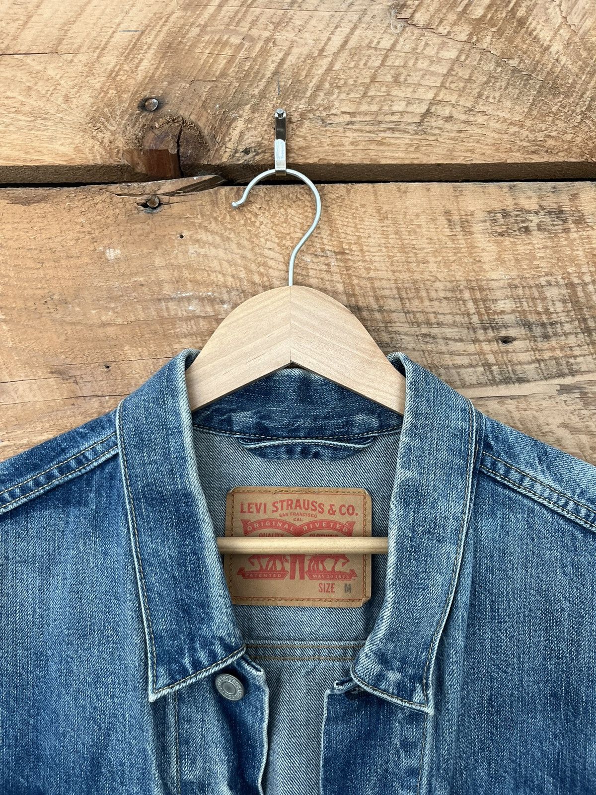 Levi's Levi’s Denim Jean Jacket Vintage LVC Size US M / EU 48-50 / 2 - 4 Thumbnail