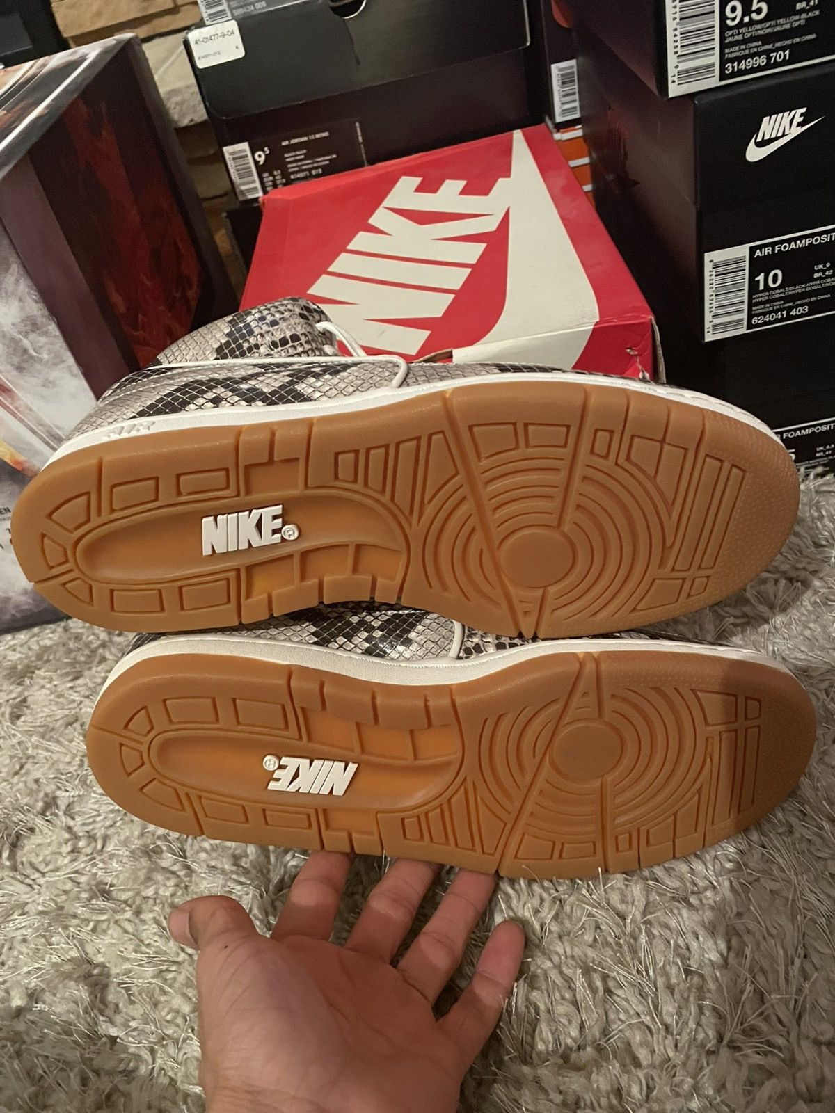 Nike Nike Air Python Premium Brown Snake Skin Size US 9.5 / EU 42-43 - 7 Thumbnail