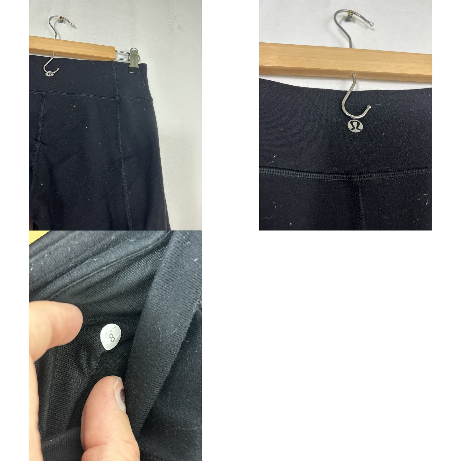 Lululemon Lululemon Women's Size 8 Black Soft Below Knee Scrunch Leggings Capri Activewear Size 30" / US 8 / IT 44 - 9 Thumbnail
