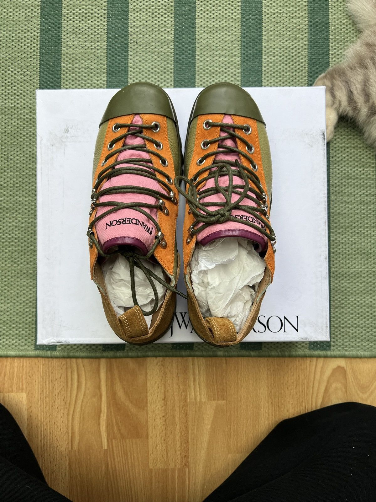 JW Anderson Calf Grain Hiking Sneaker Size US 9 / EU 42 - 5 Thumbnail