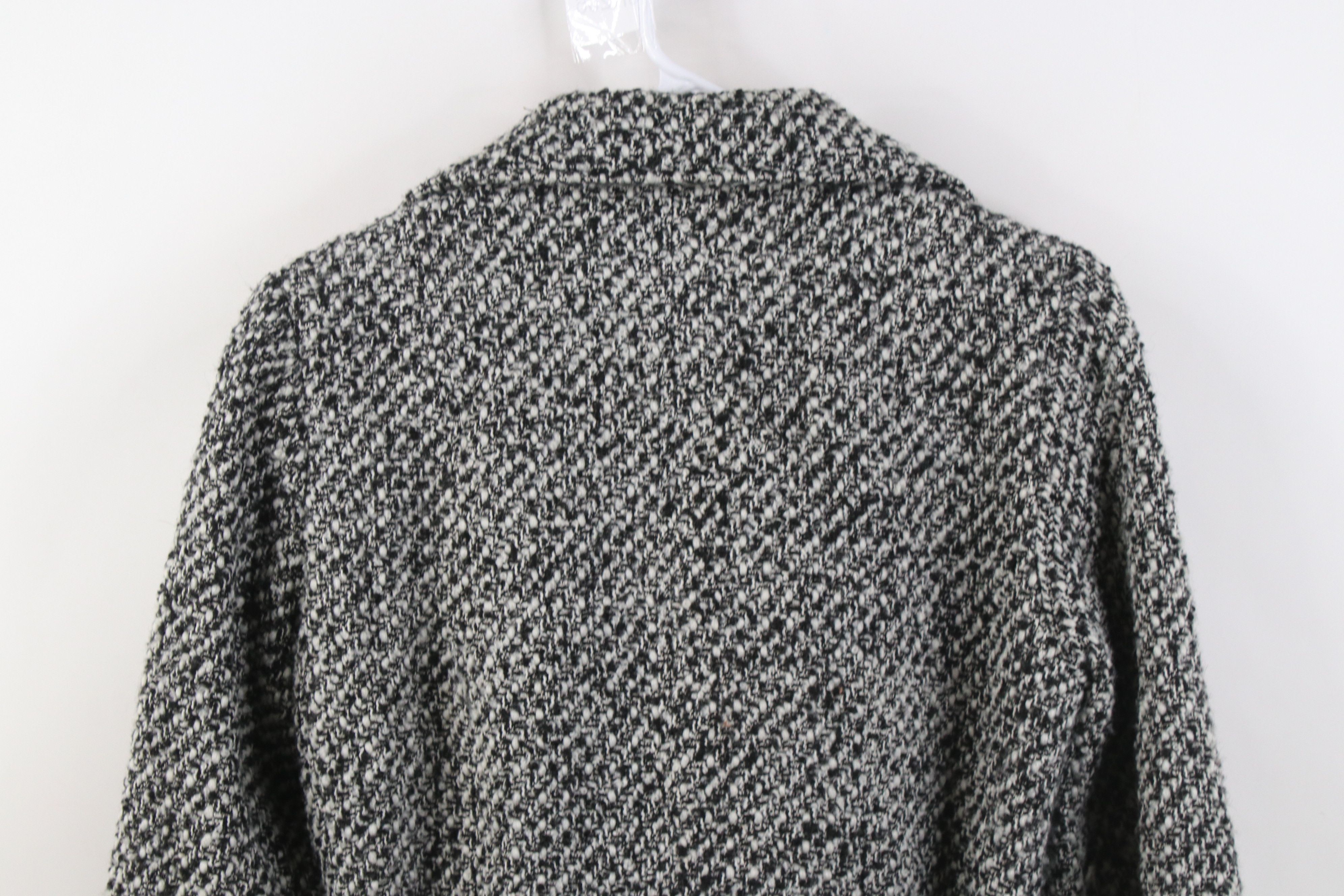 Calvin Klein Vintage Y2K Calvin Klein Wool Blend Belted Peacoat Jacket Size S / US 4 / IT 40 - 11 Thumbnail