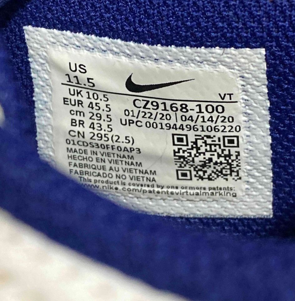 Nike Nike Air Max Excee White Deep Royal CZ9168100 Size 11.5 Men Size US 11.5 / EU 44-45 - 8 Thumbnail