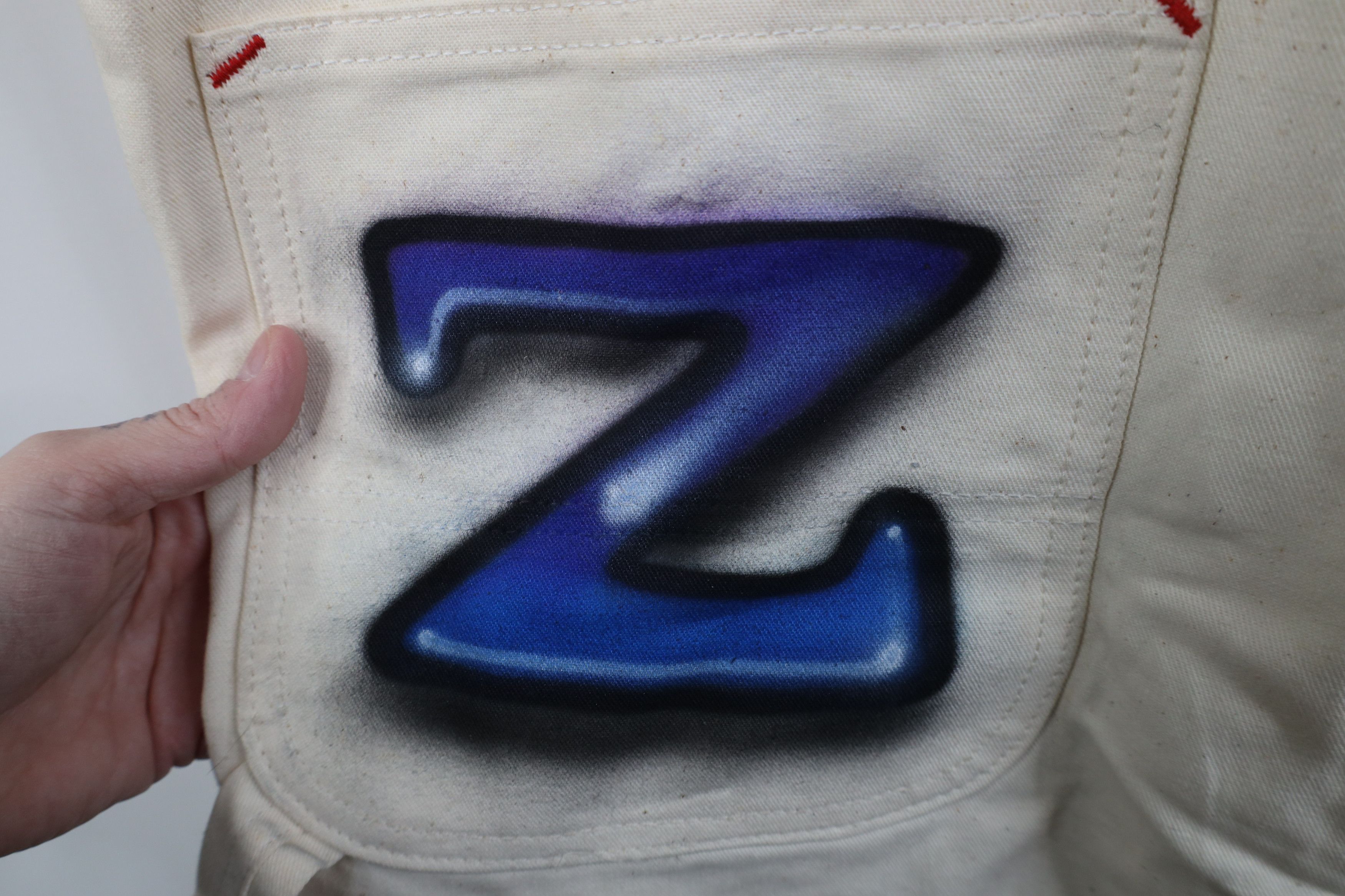 Carhartt Vtg 90s Carhartt Air Brush Zeta Phi Beta Sorority Overalls Size 38" / US 16 / IT 52 - 15 Thumbnail