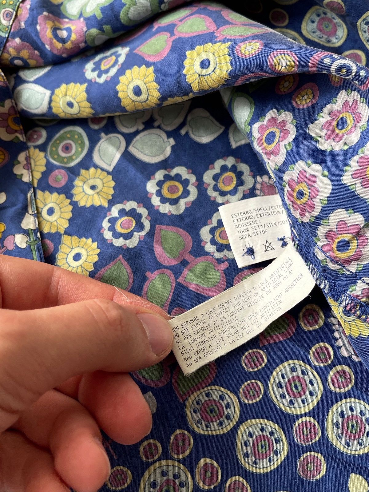 Paul & Shark × Vintage Vintage Paul Shark Pure Silk Shirt size M/L Size US L / EU 52-54 / 3 - 8 Thumbnail