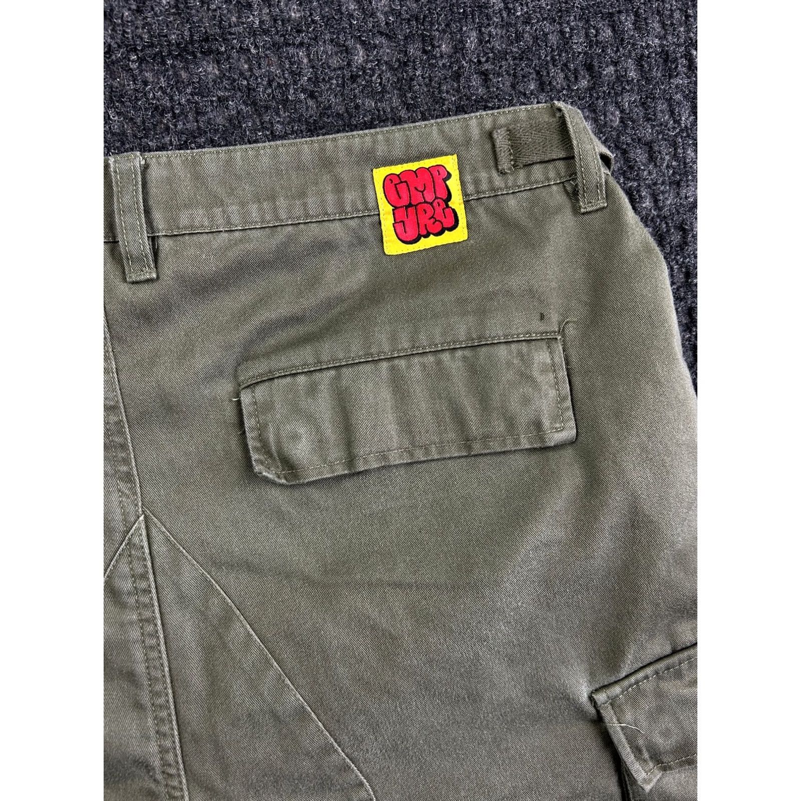Empyre Empyre Cargo Pants 34 Brown Wide Leg 90s Grunge Skater Y2K Men Regular 5-Pocket Denim Cotton Black? Wait. Size US 34 / EU 50 - 5 Thumbnail
