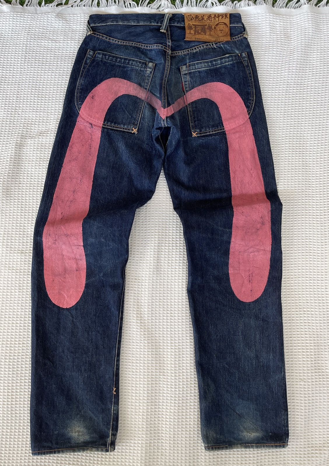 鈍足ドリブラー YAMANE EVISU デニムジャケット M ピンク Vintage🔥EVISU YAMANE DAICOCK PINK🔥Selvedge Baggy Jeans RARE‼️