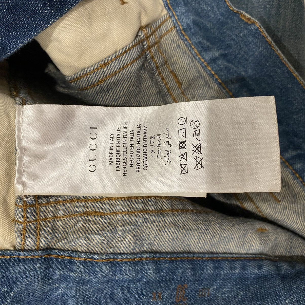 Gucci GUCCI denim embroidered Size US 30 / EU 46 - 6 Thumbnail