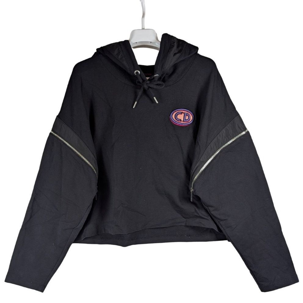 Unknown London CDstudioCo by Christina Dienst Black Hooded Sweatshirt Small Size S / US 4 / IT 40 - 2 Thumbnail